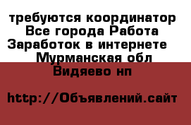 требуются координатор - Все города Работа » Заработок в интернете   . Мурманская обл.,Видяево нп